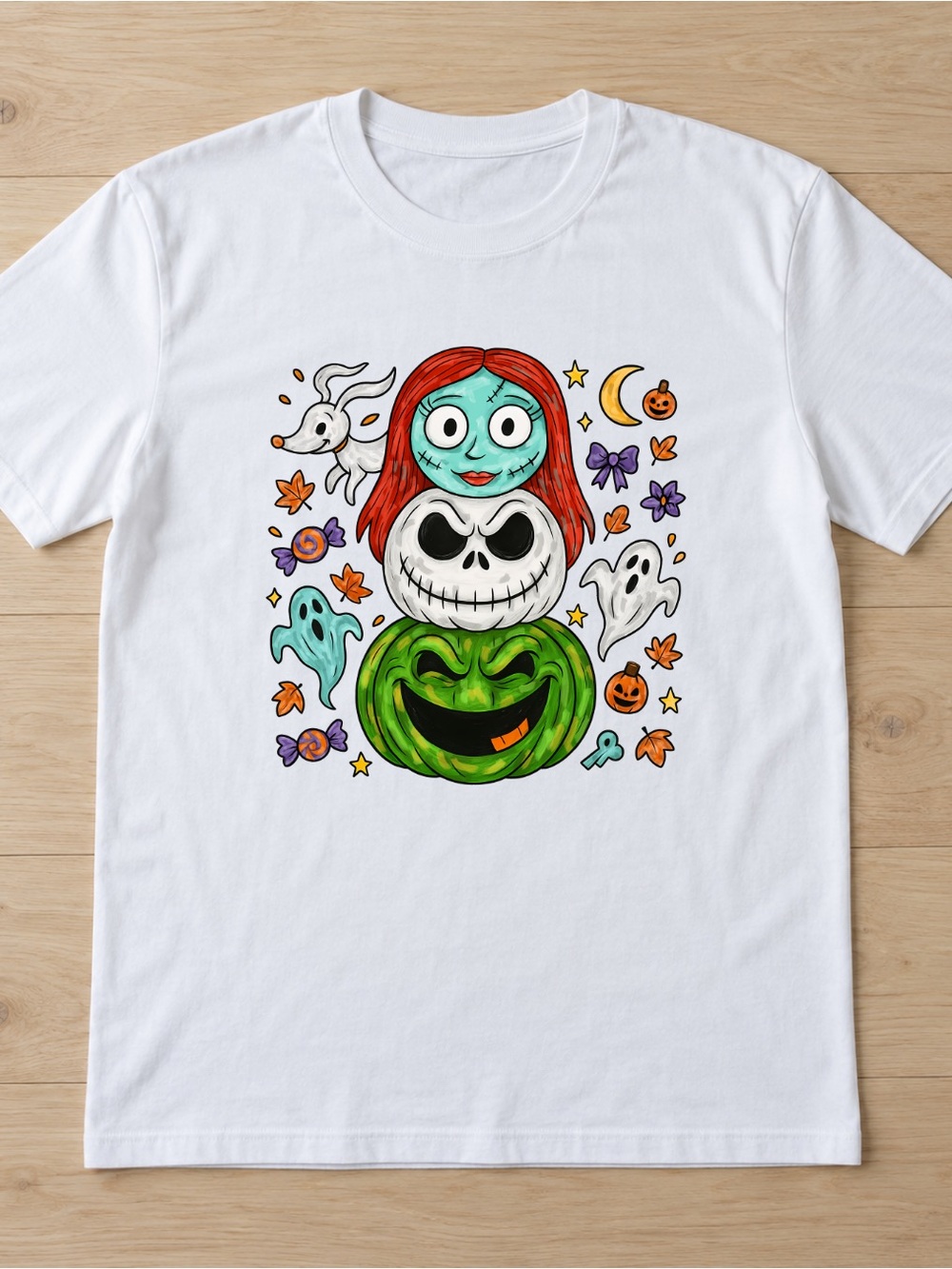 Jack Skellington Nightmare Before Christmas Shirt S